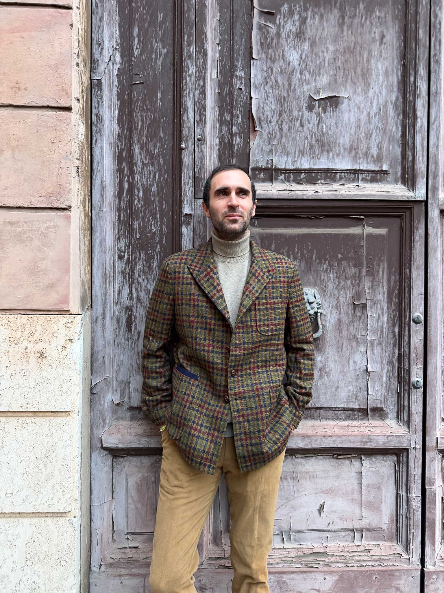 JAIME La Teba | Wool Checked Jacket