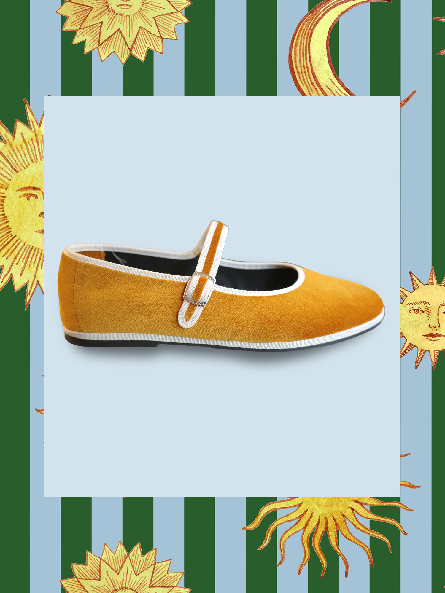 PIA MARY JANE | Ambra Velvet Slippers 