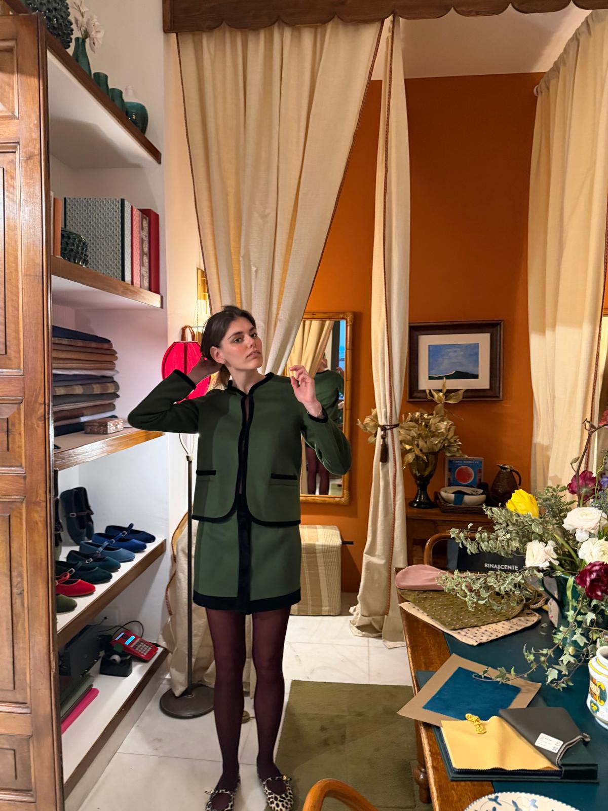 VERA | Cashmere Suit Jacket & Skirt