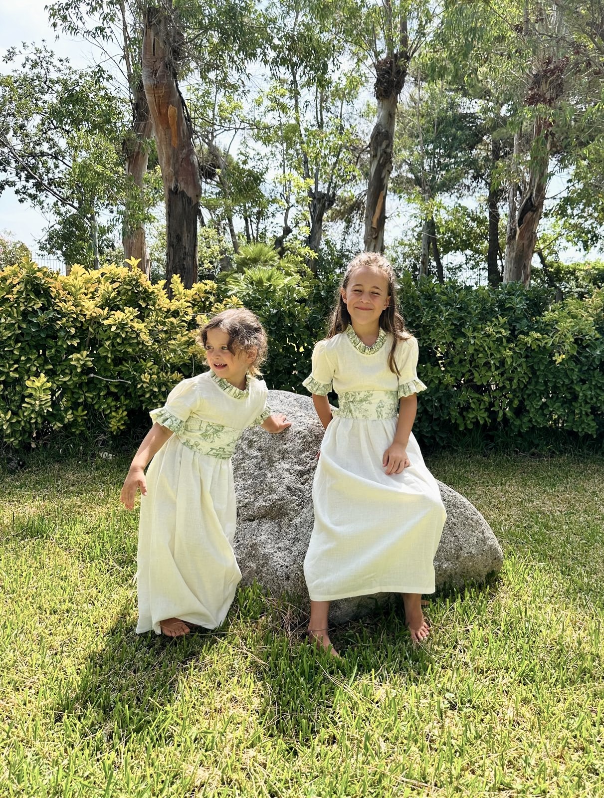 CERIMONIA | Flowergirl Toile de Jouy Dress