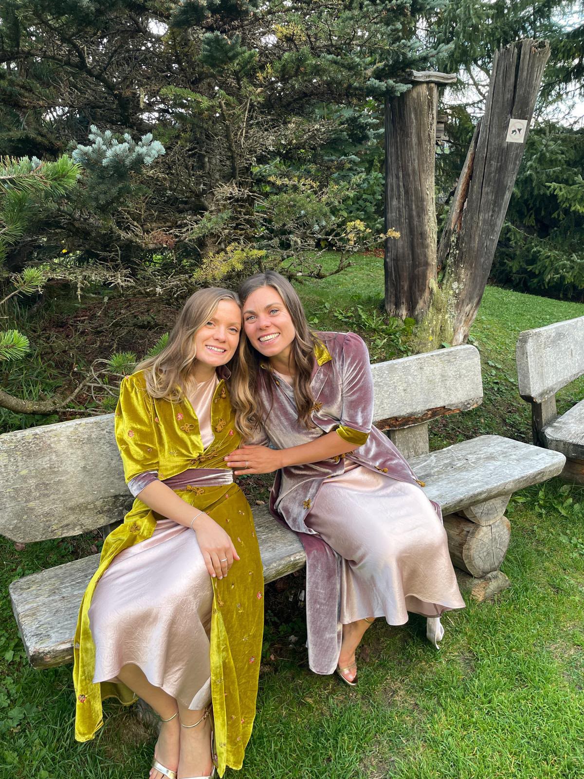 FILIPPA | Silk Velvet Dress with Silk Velvet Details