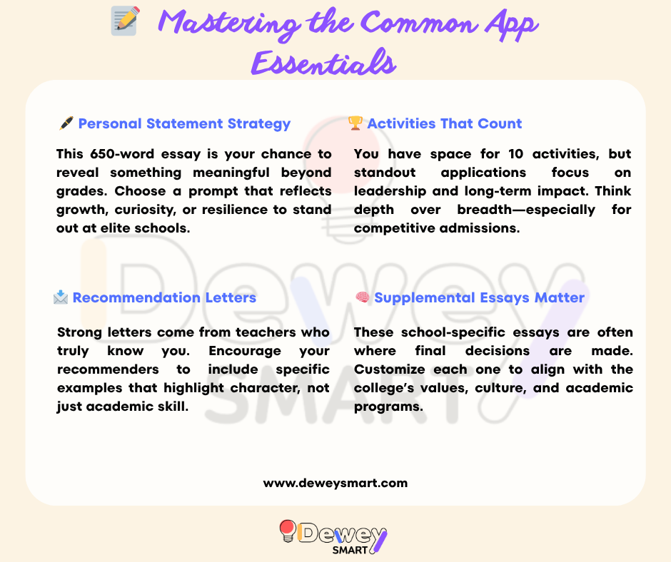 Mastering the Common App Essentials