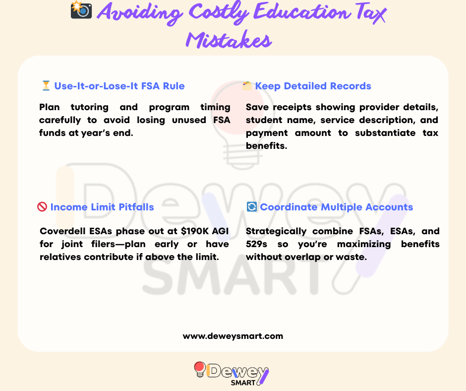 Avoiding Costly Education Tax Mistakes