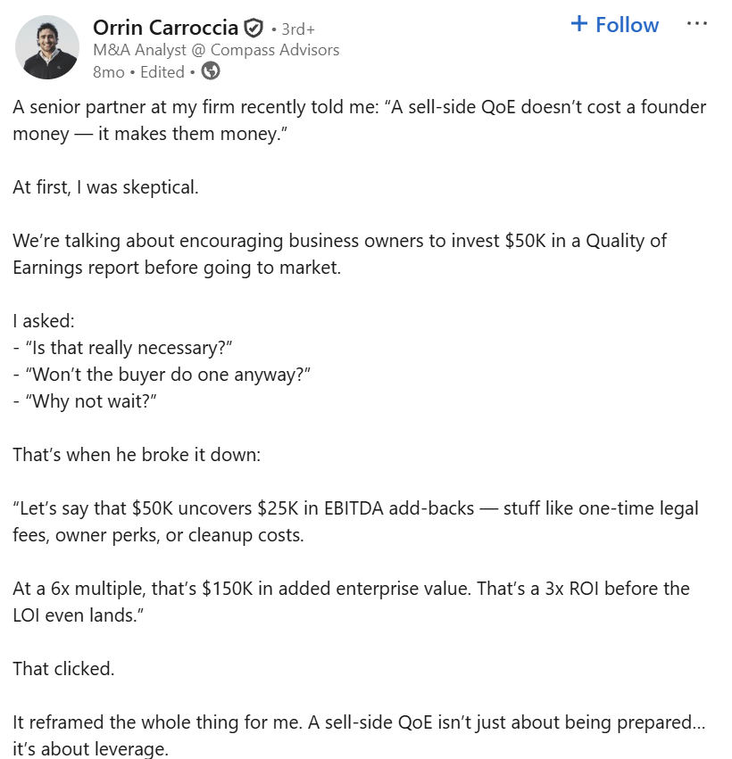 LinkedIn post by Orrin