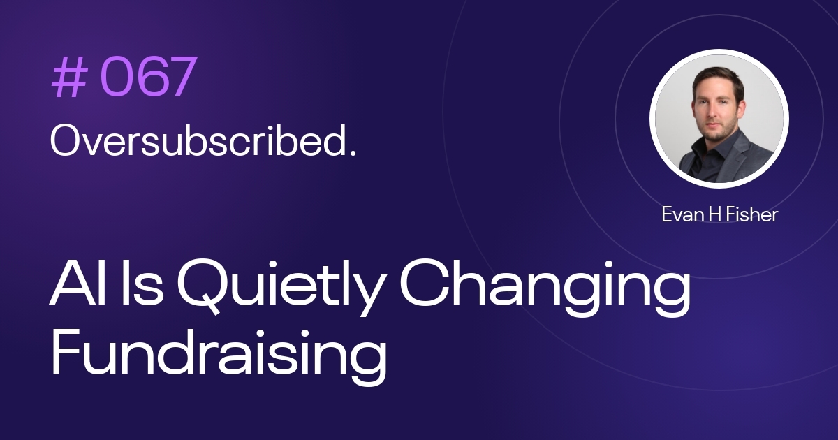 AI Is Quietly Changing Fundraising