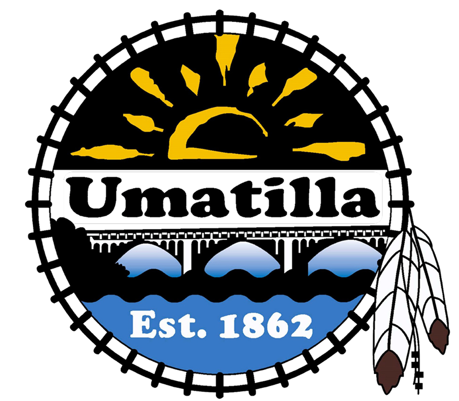 Sanitary Disposal municipal trash pickup area logo for Umatilla, Oregon
