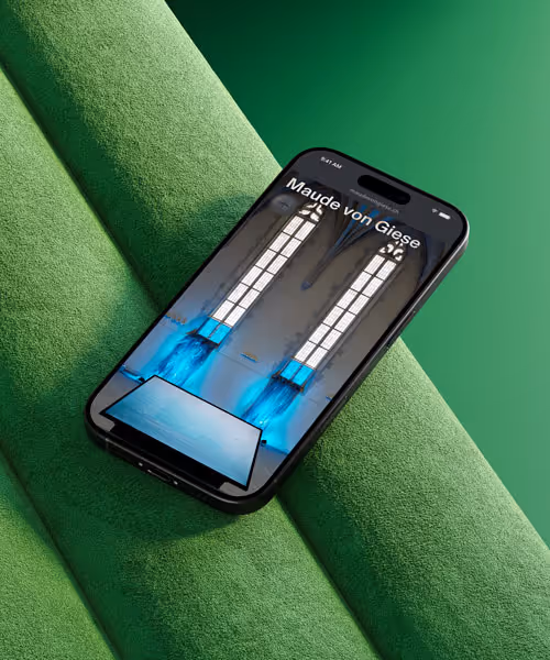 mockup Maude von Giese landing page