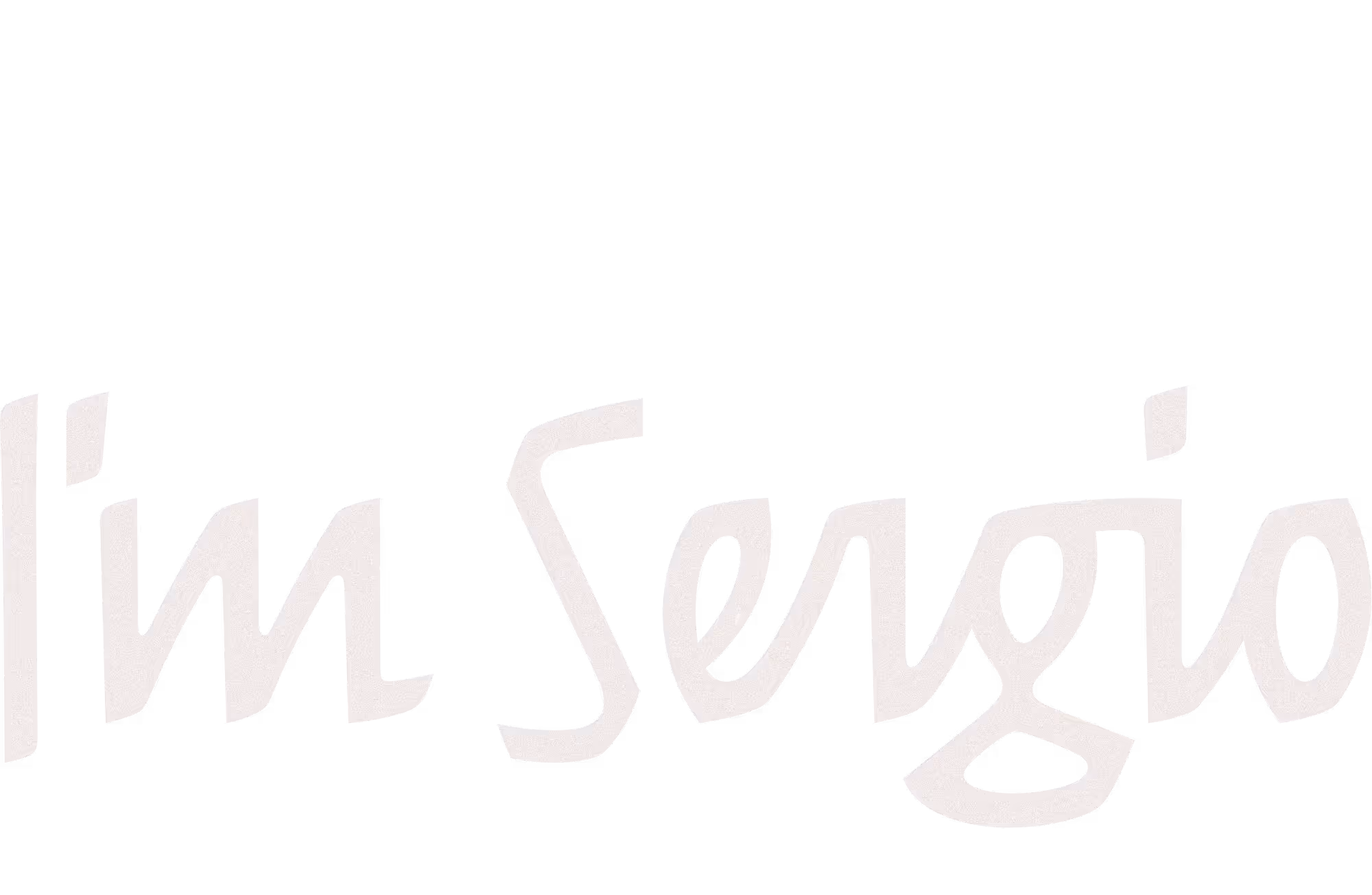 Lettering piece in modern script style created by the Melbourne-based designer Sergio Ramirez Llamas.
