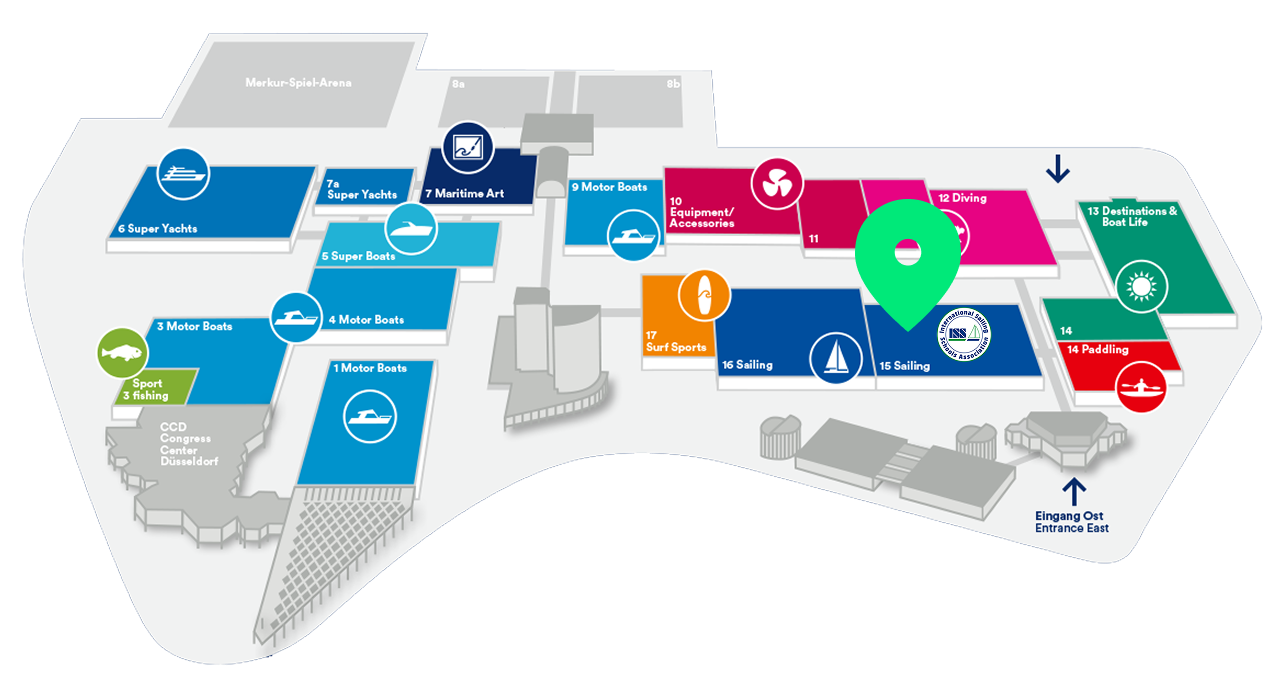 ISSA stand position at boot Dusseldorf