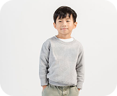 A child wearing a Jio sweatshirt
