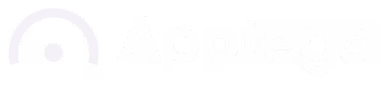 Apptega logo with a semi-circle and dot symbol to the left of the word Apptega.
