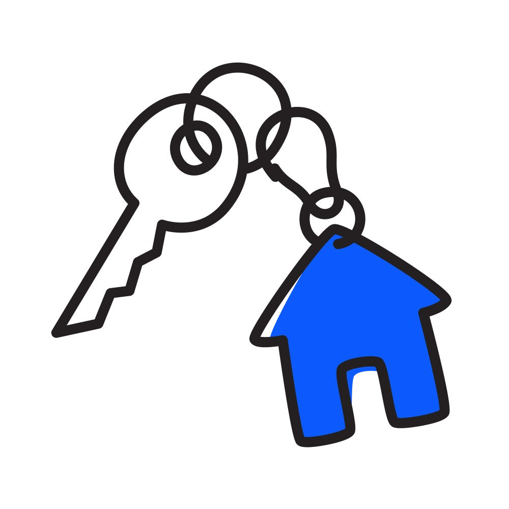 illustration clé maison appartement