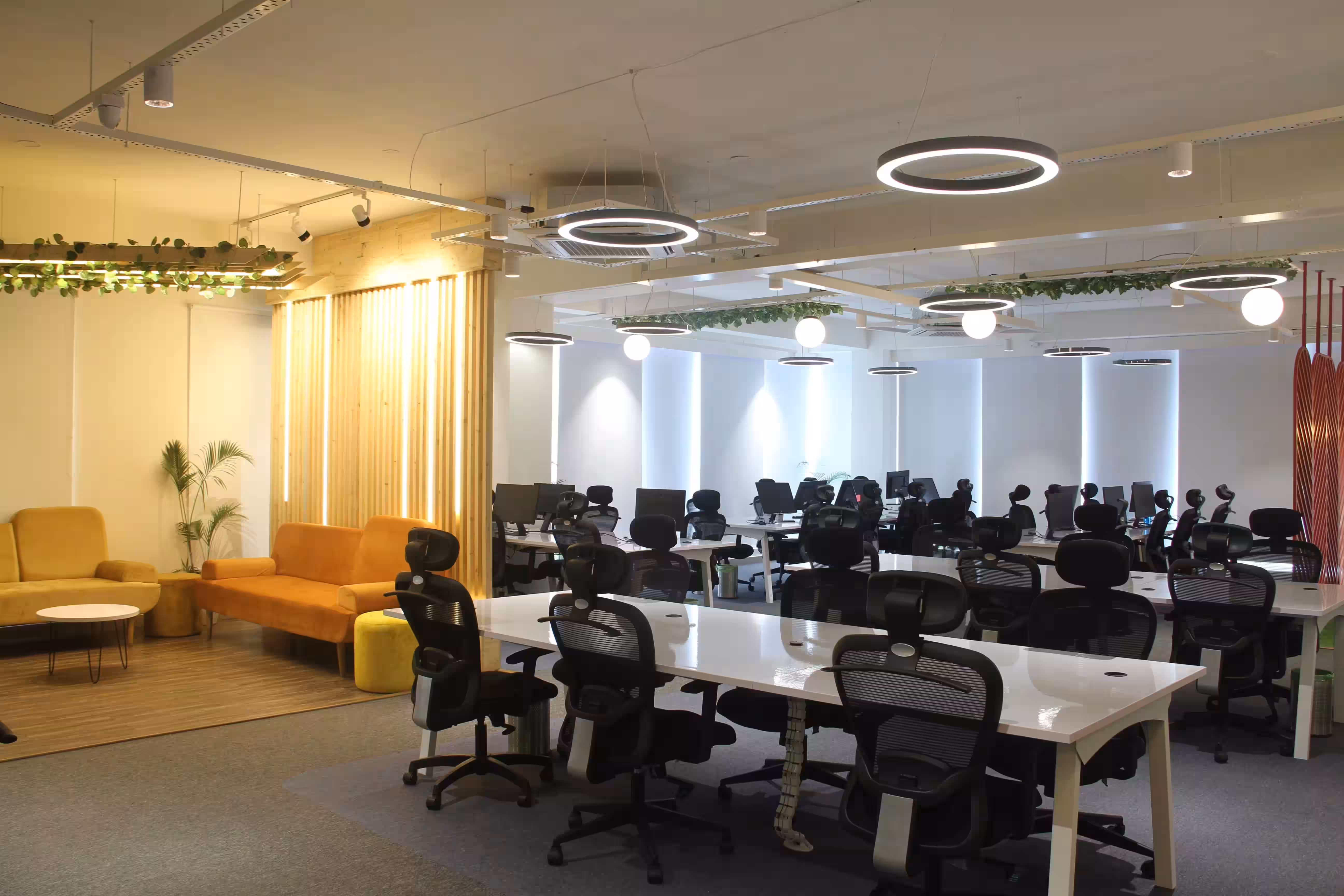 Urban Vault Coworking Space with flexible desks and shared work areas