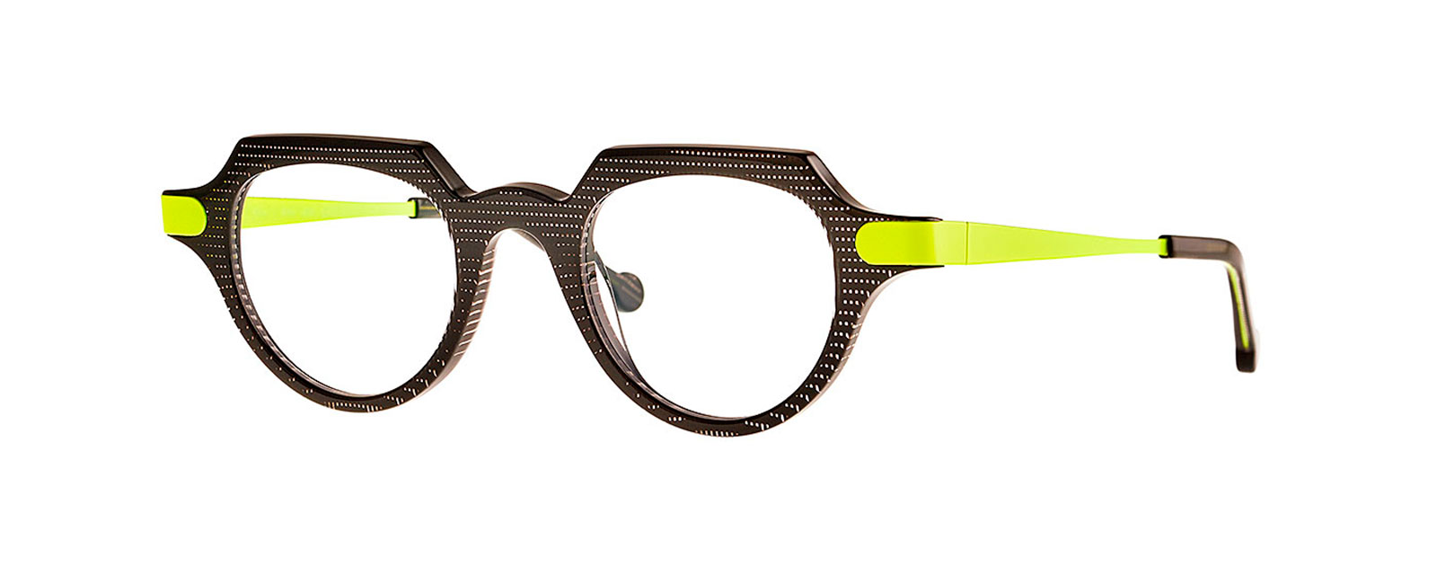 COUPLE 014 PIXEL BLACK + FLUO YELLOW