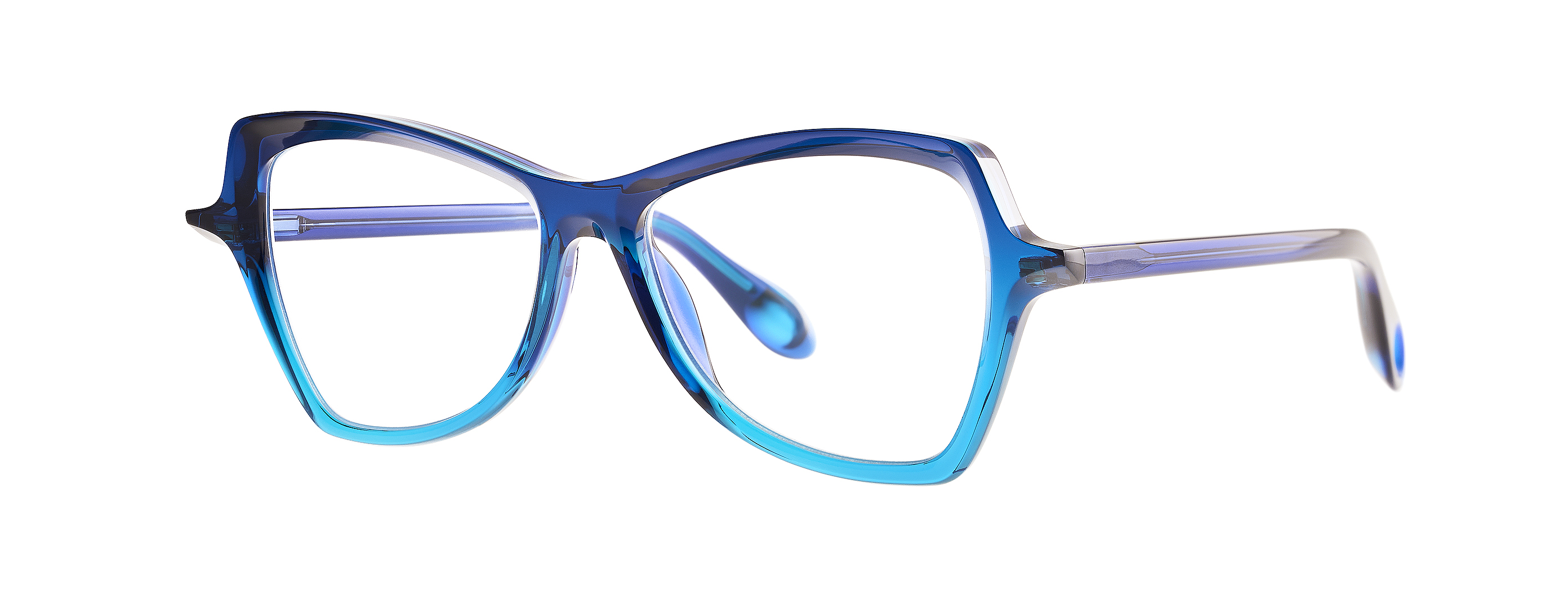 BEDTIME 018 TRANSPARENT DELFTWARE BLUE+TRANSPARENT OCEAN BLUE n25/1