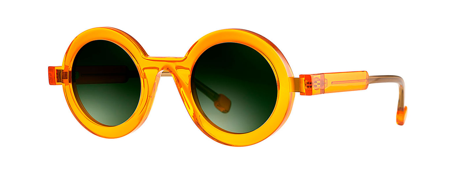 CASSETTE 017 ORANGE GIVREE+TRANSPARENT OLIVE GREEN n25/2