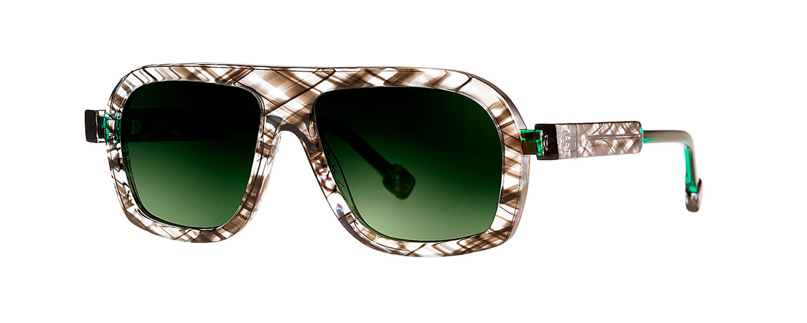 CRANK 020 GREEN LINED + BLACK SMOKE n25/2