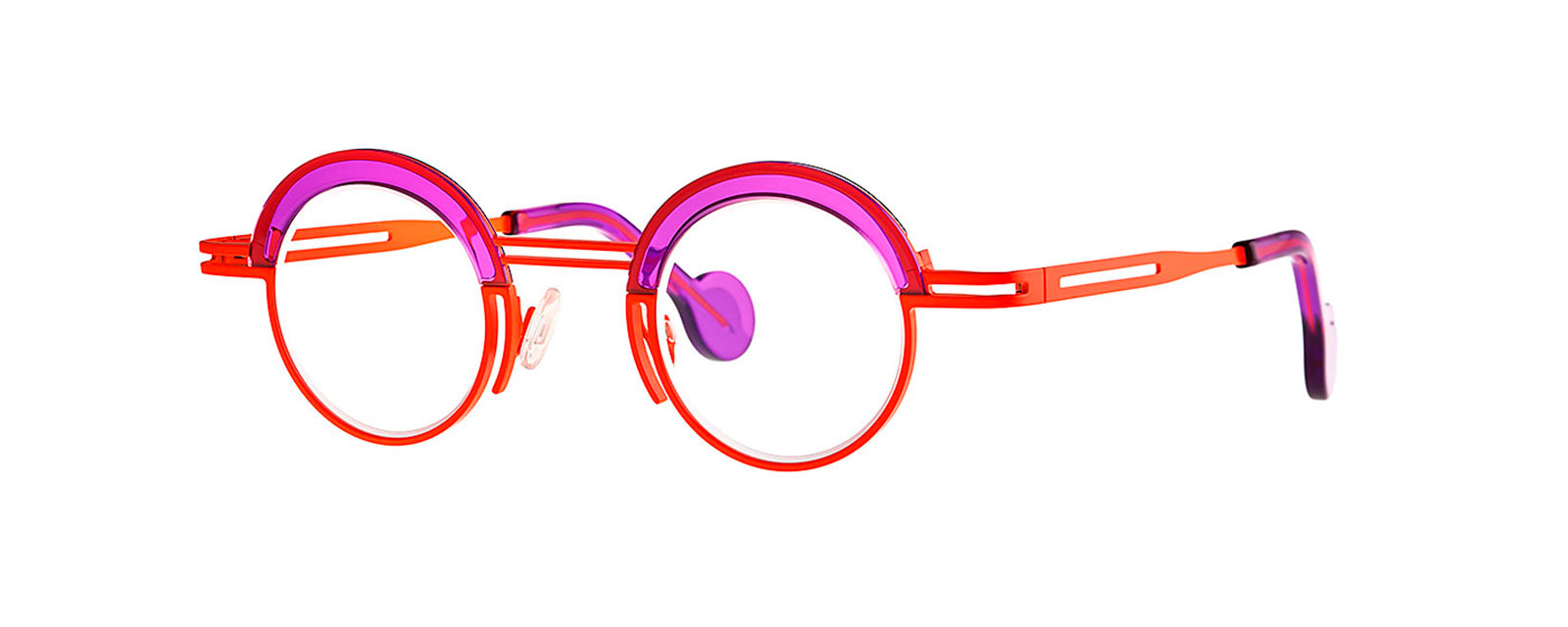 BLUSH 3005 FLUO ORANGE + TRANSPARENT PURPLE