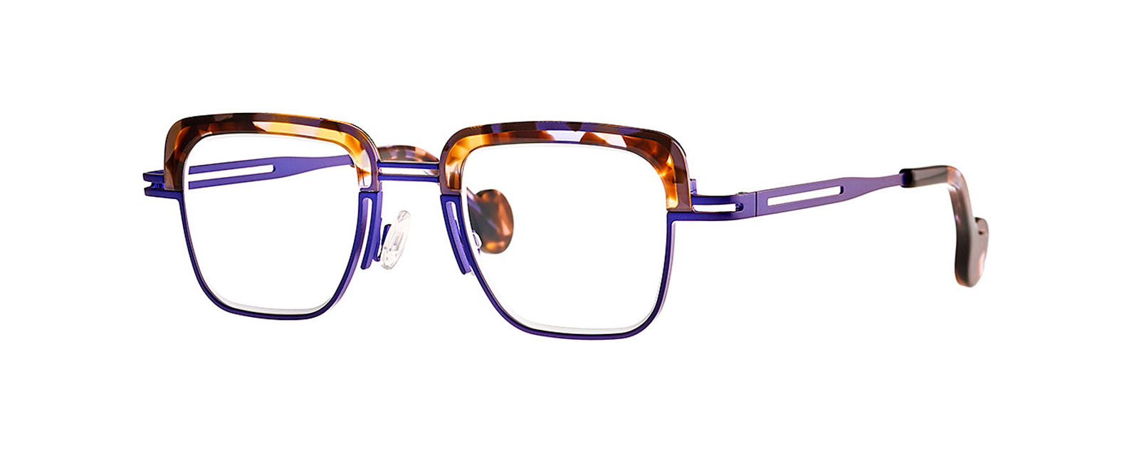 FOUNDATION 304 FLUO PURPLE + ECAILLE BLUE LINED