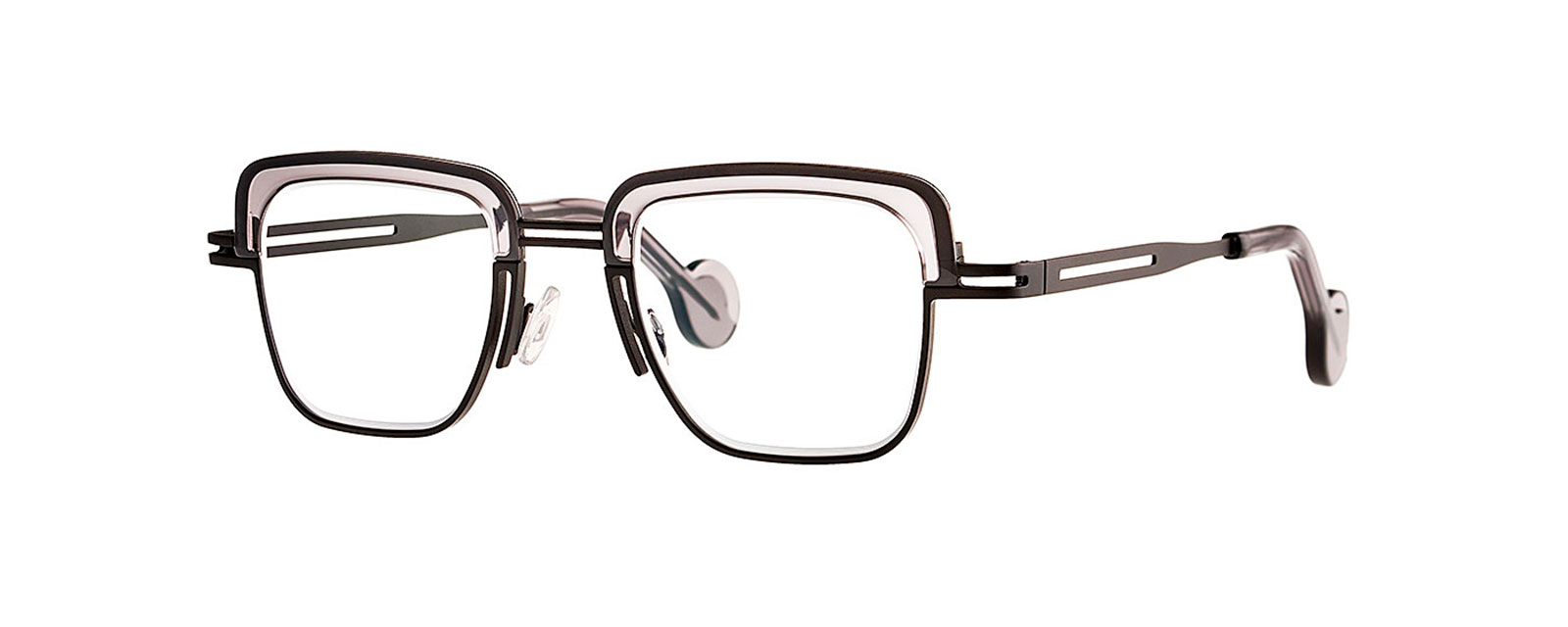 FOUNDATION 005 BLACK MATTE + TRANSPARENT GRAPHITE GREY