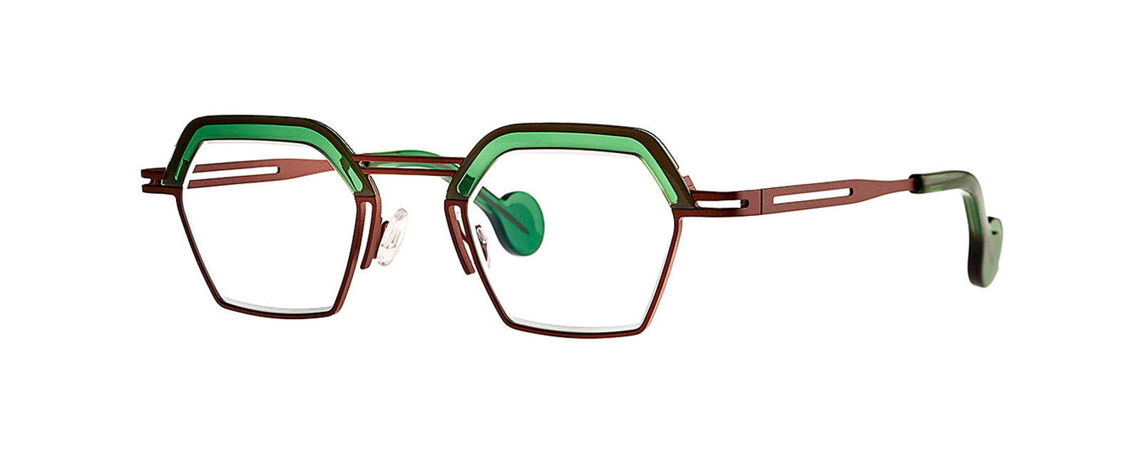 MASCARA 098 BURNT SHADOW MATTE + TRANSPARENT CHROMIUMOXIDE GREEN