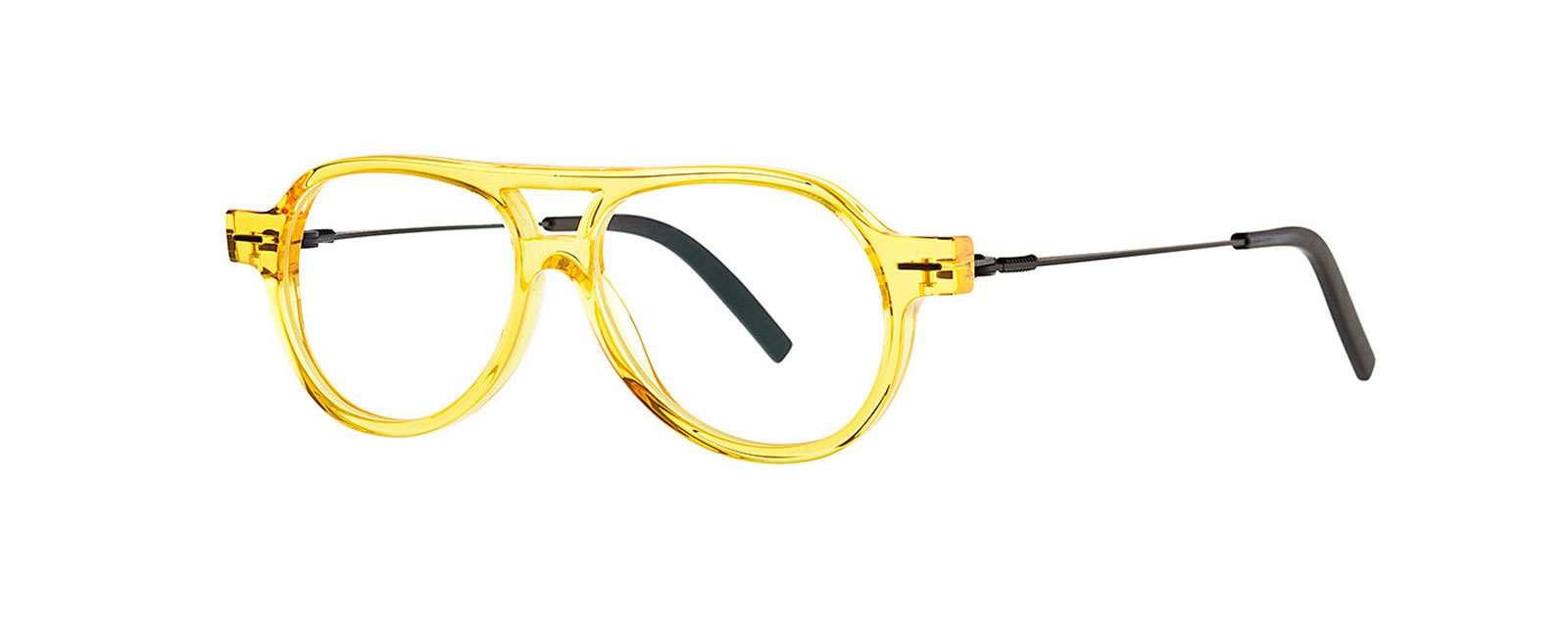 DRIP 065 TRANSPARENT YELLOW + BLACK MATTE