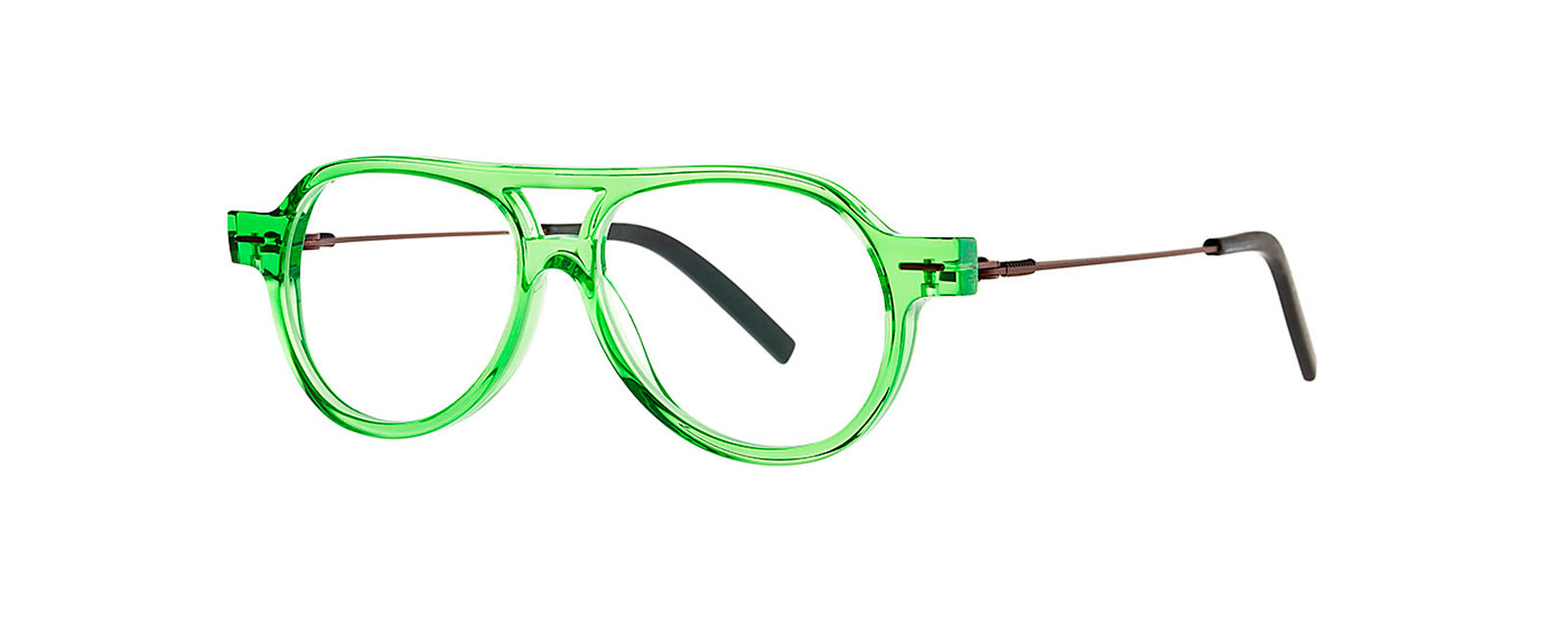 DRIP 067 TRANSPARENT MAY GREEN + BURNT SHADOW MATTE