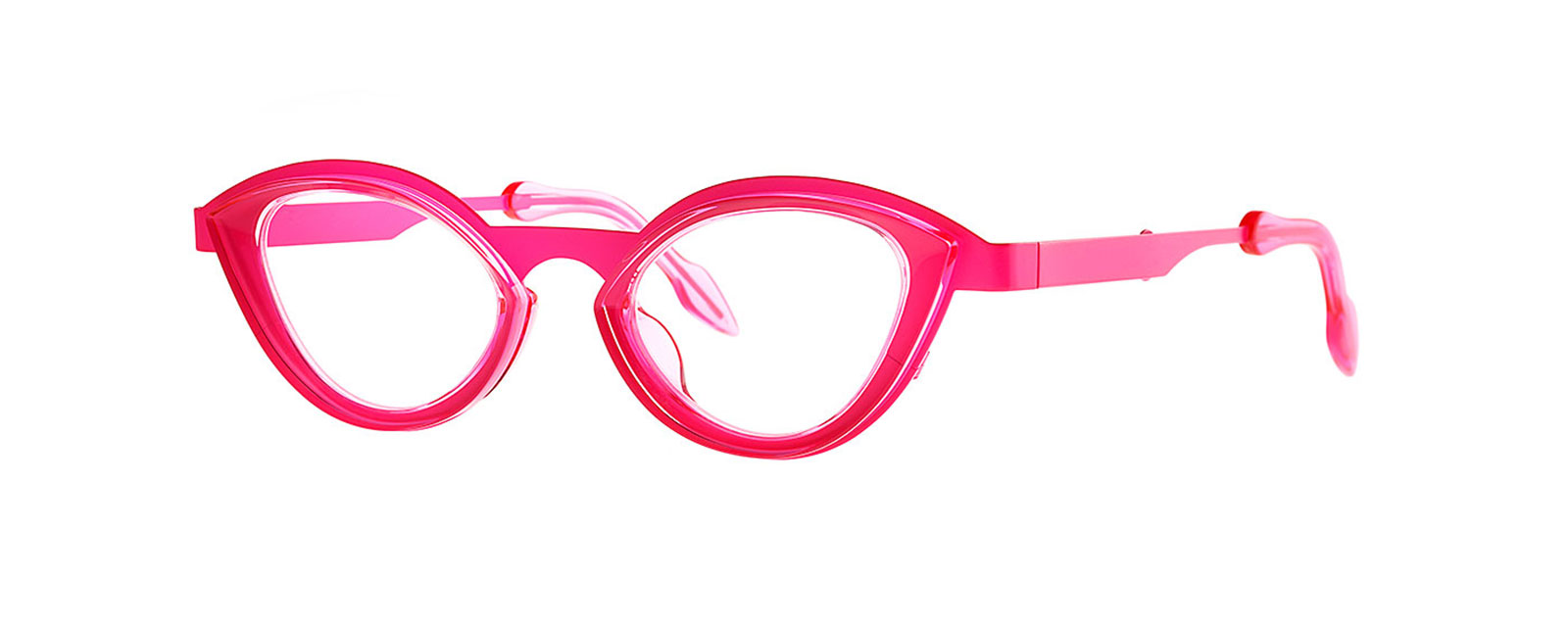 EYE 013 FLUO PINK + TRANSPARENT SHOCKING PINK