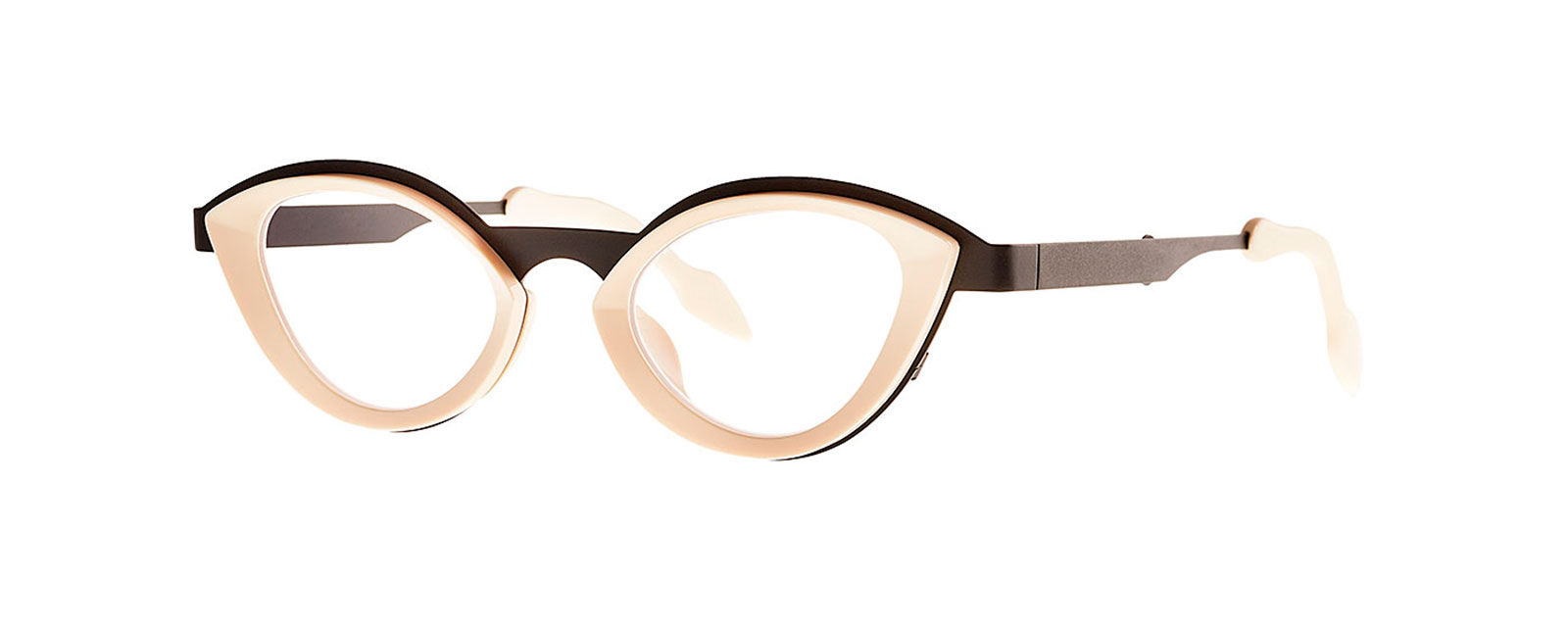 EYE 002 BLACK MATTE + CAPPUCCINO WHITE