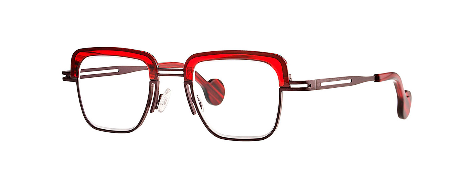 FOUNDATION 063 BLUESY RED + RED LINED