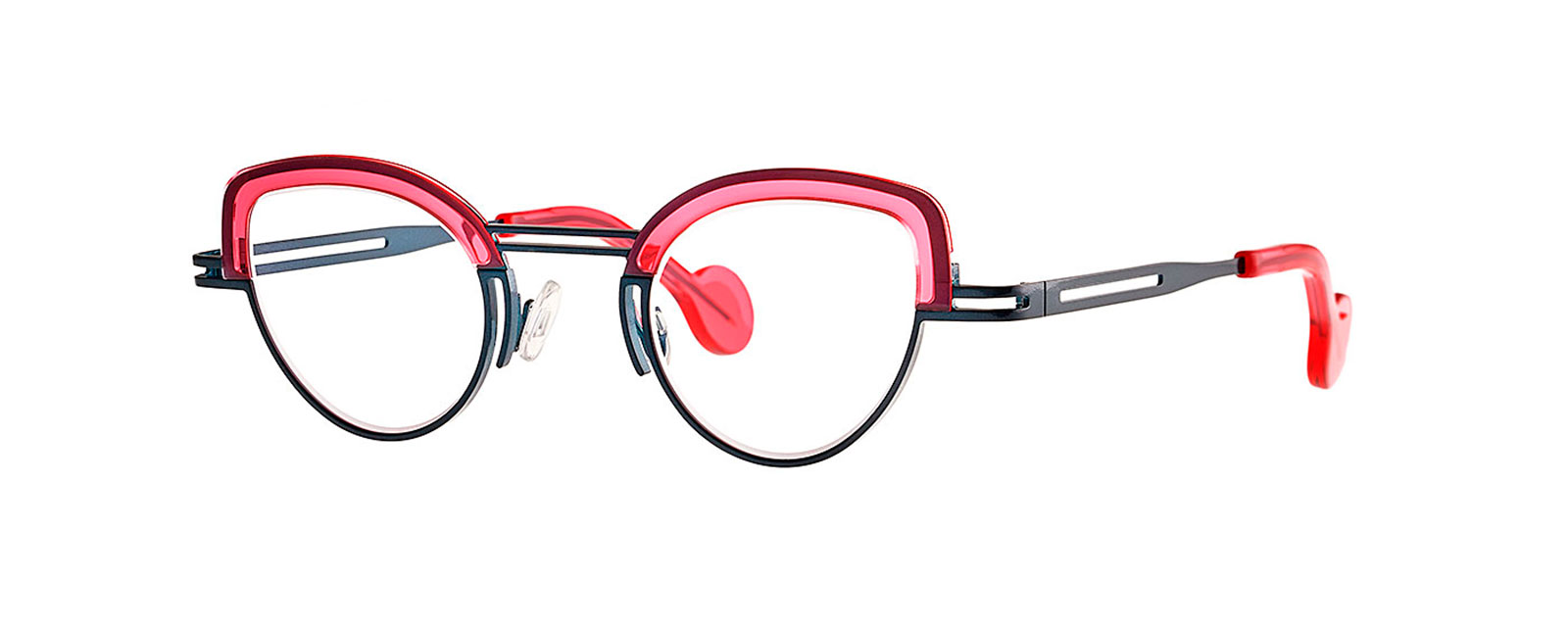 LIPSTICK 064 BLUESY GREEN + TRANSPARENT RED