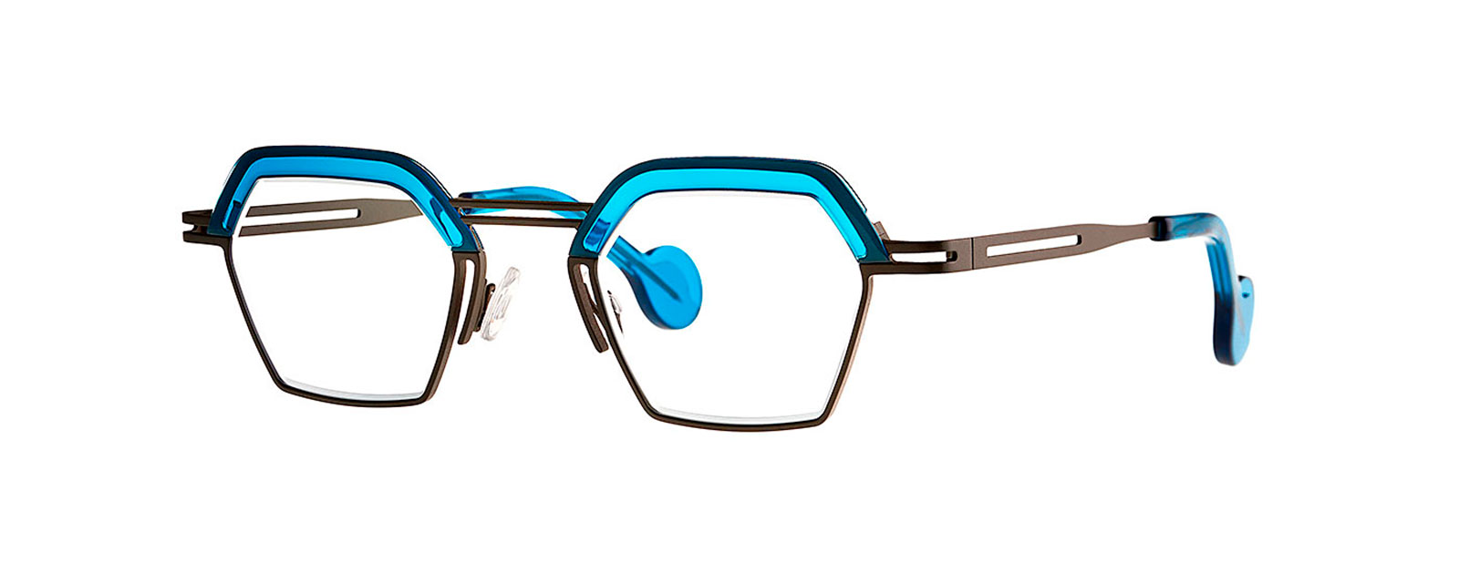 MASCARA 346 ADDO GREY + TRANSPARENT OCEAN BLUE