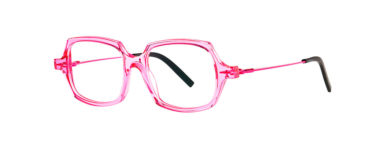 NOOB 066 TRANSPARENT SHOCKING PINK + FLUO PINK