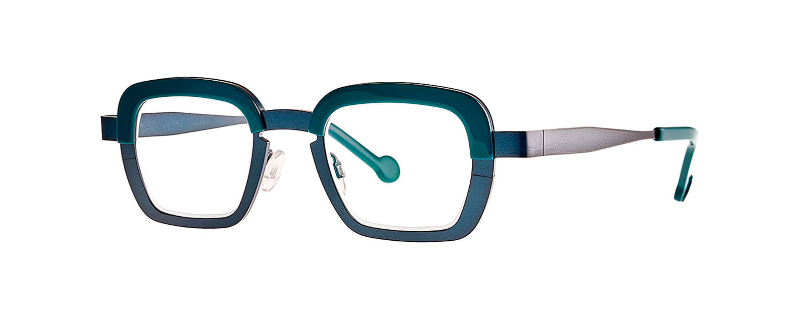 PARACHUTE 017 BLUESY GREEN + SOLID TEAL n25/2