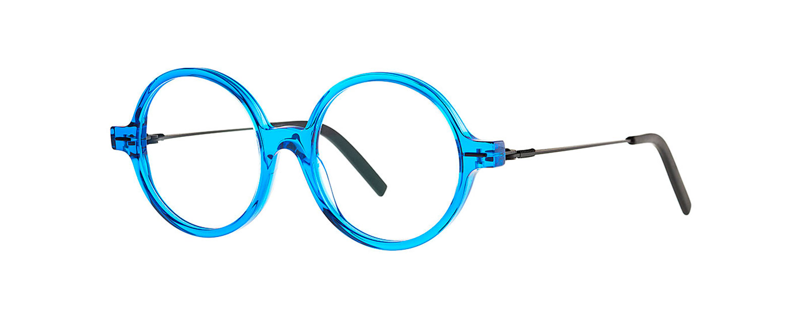 PATAS 063 TRANSPARENT BLUE + BLACK MATTE