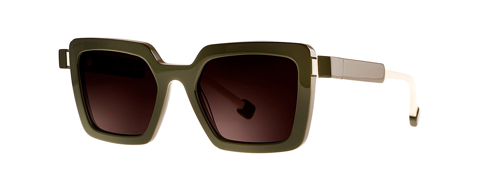 PEDAL 014 SOLID MUSK GREEN + CAPPUCCINO WHITE