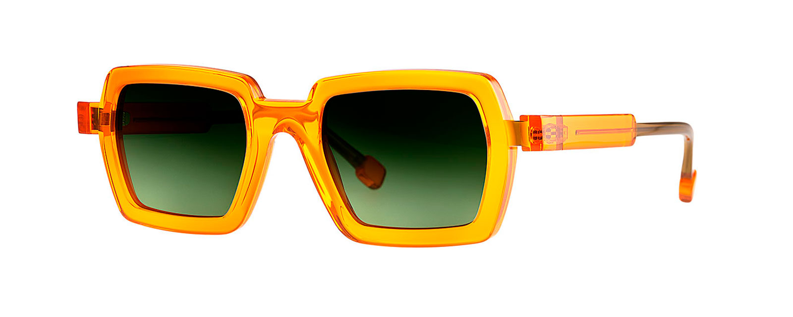 PULLEY 017 ORANGE GIVREE+TRANSPARENT OLIVE GREEN n25/2