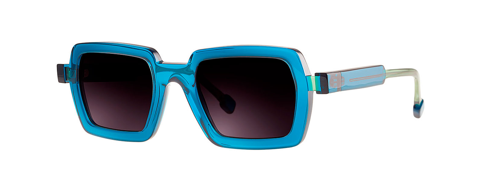 PULLEY 008 TRANSPARENT PETROL BLUE + TRANSPERENT CHROMIUMOXIDE GREEN