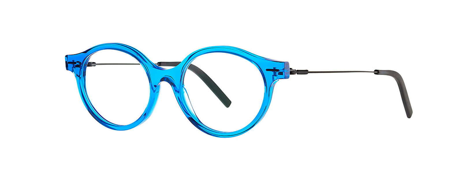 SKEER 063 TRANSPARENT BLUE + BLACK MATTE