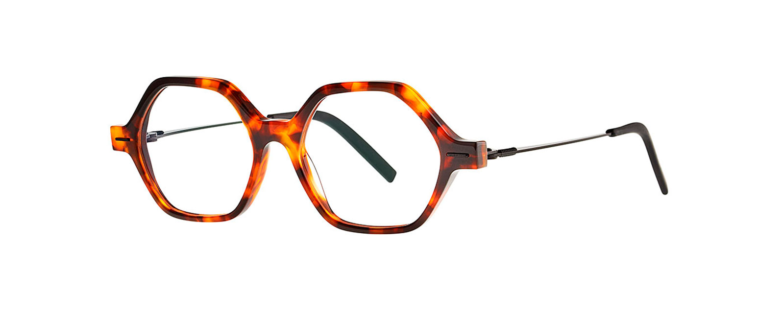 TANTU 040 BROWN HAVANA + CITRUS BLACK