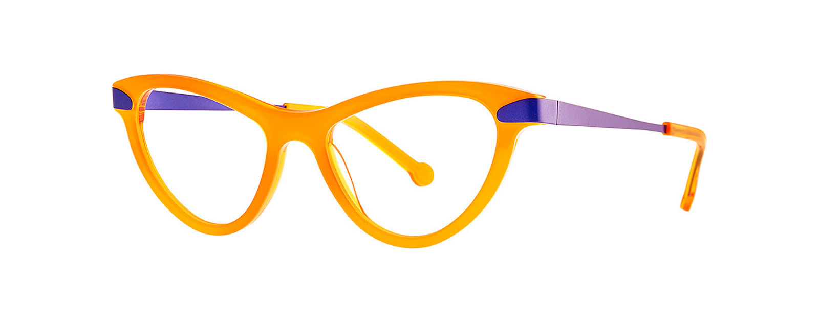 TWOSOME 017 LONG NEON YELLOW + FLUO PURLE