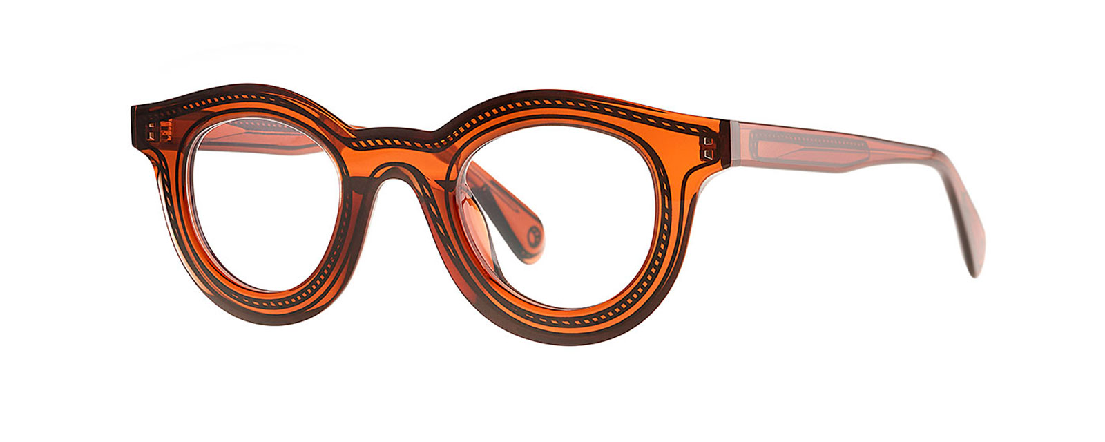 YH 008 TRANSPARENT RED BROWN