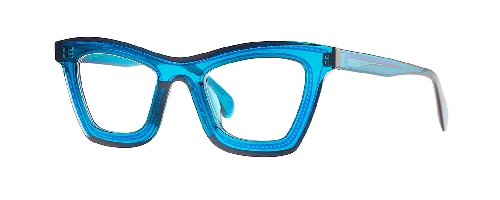 YJ 009 TRANSPARENT PETROL BLUE