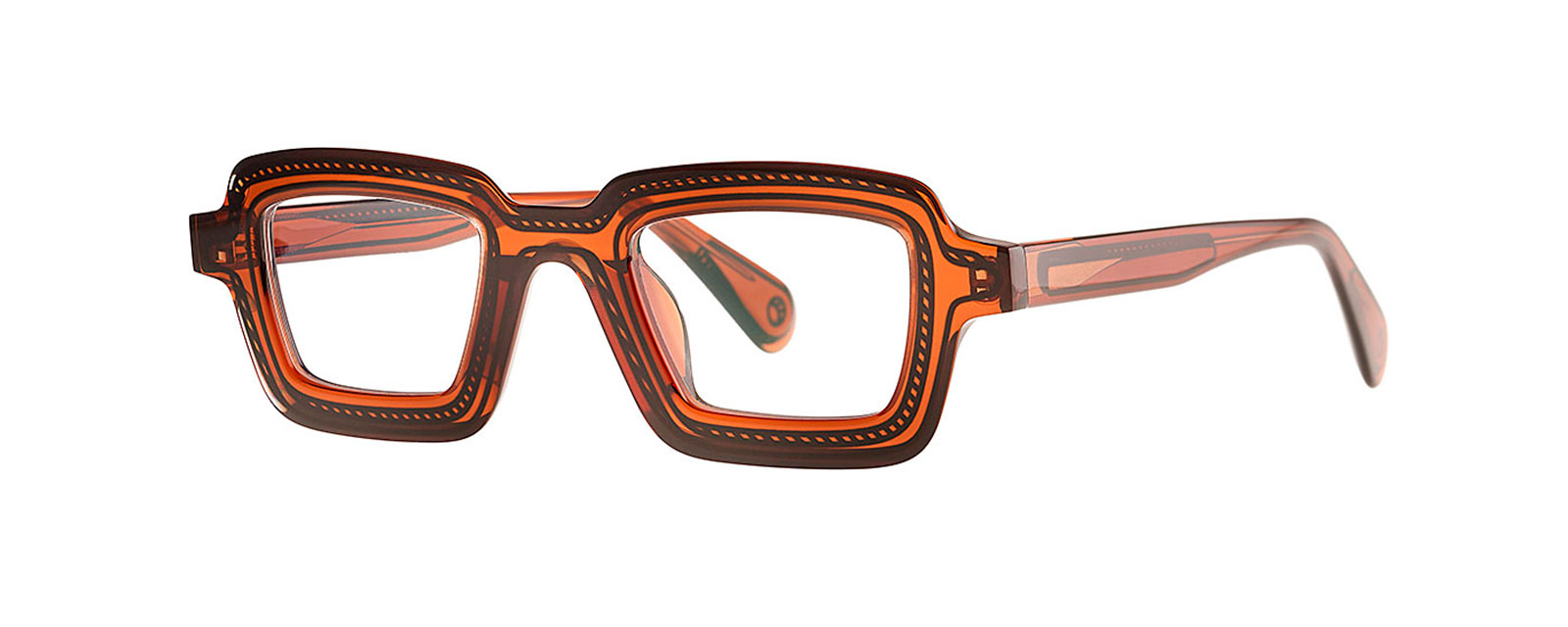 YK 008 TRANSPARENT RED BROWN