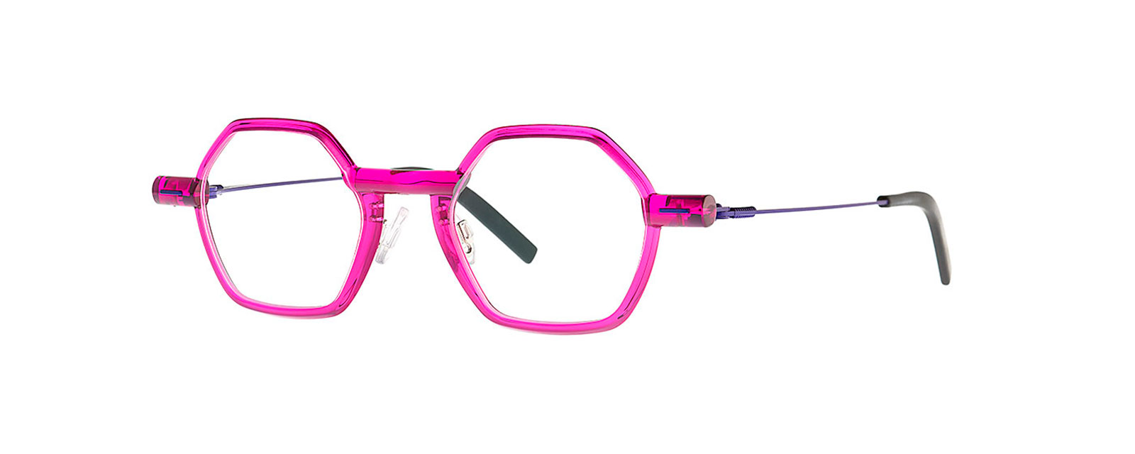 SYNAE 060 TRANSPARENT DEEP ORCHID + FLUO PURPLE