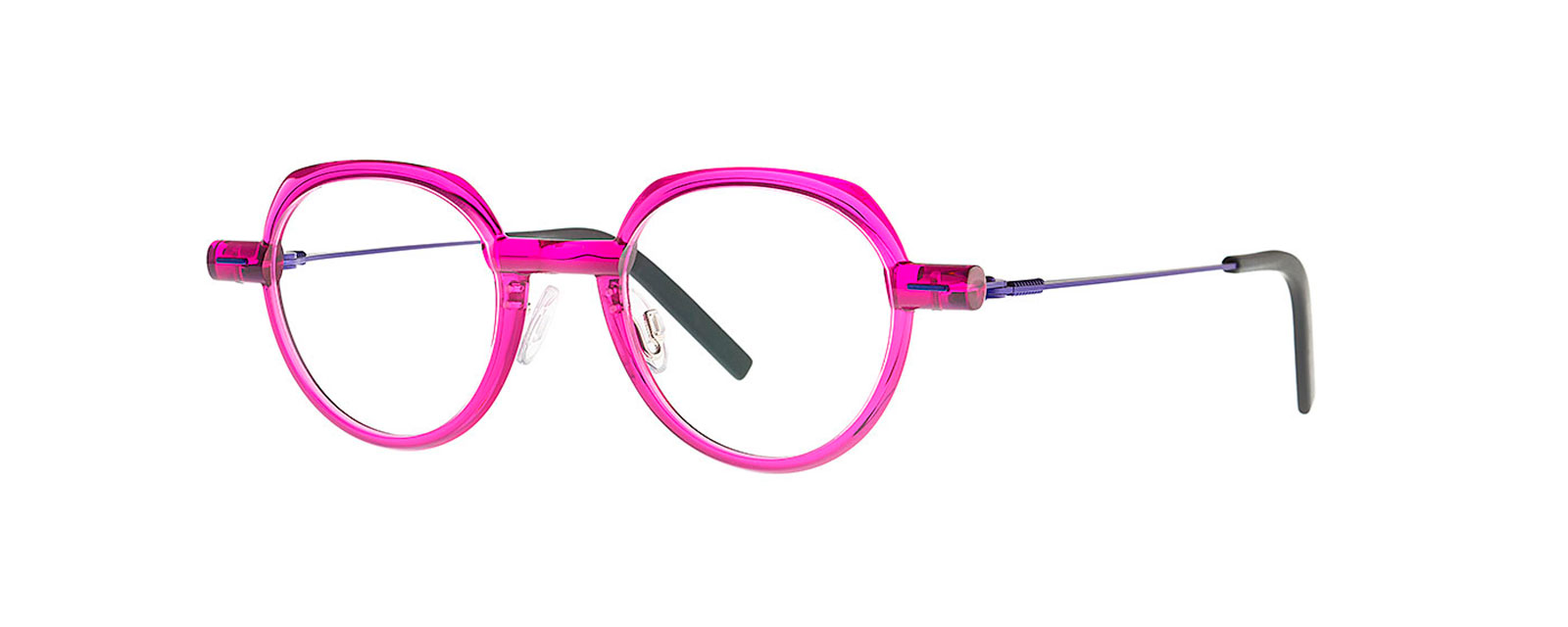 UNAE 060 TRANSPARENT DEEP ORCHID + FLUO PURPLE