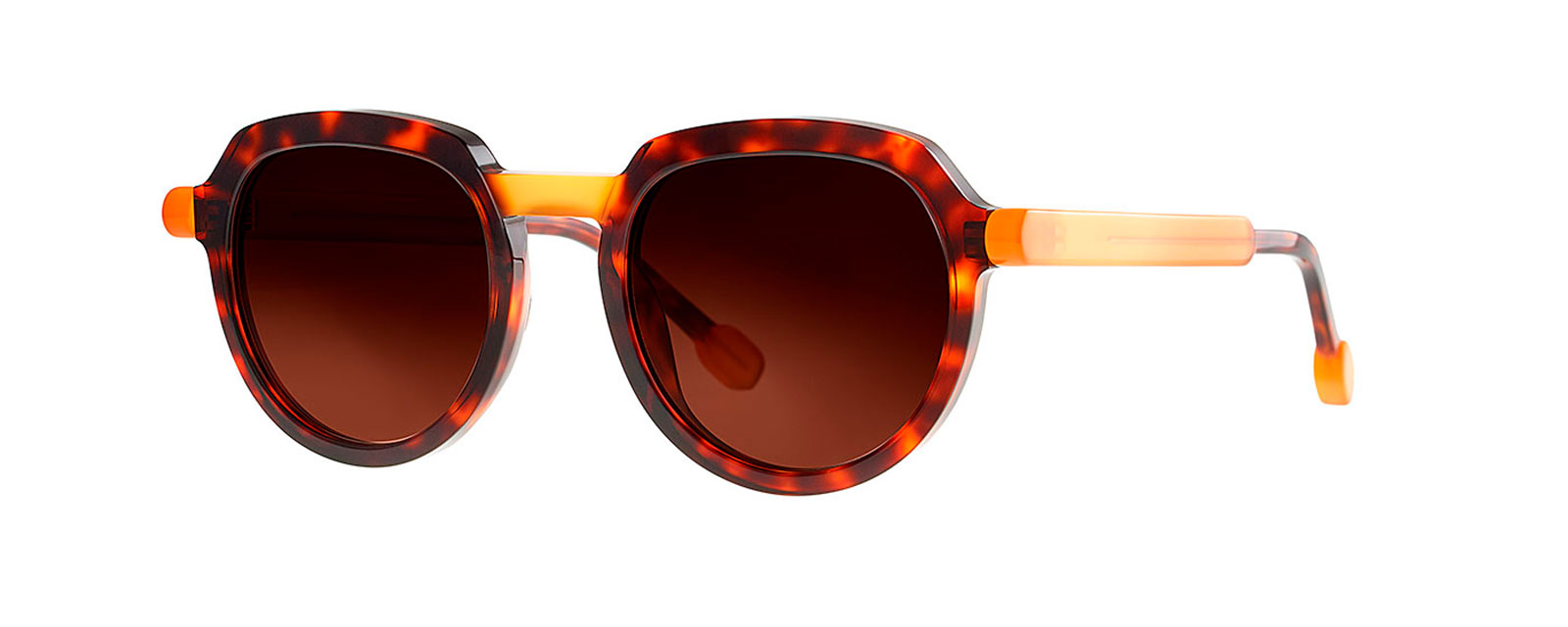 BELLO 002 BROWN/RED + JUICY ORANGE