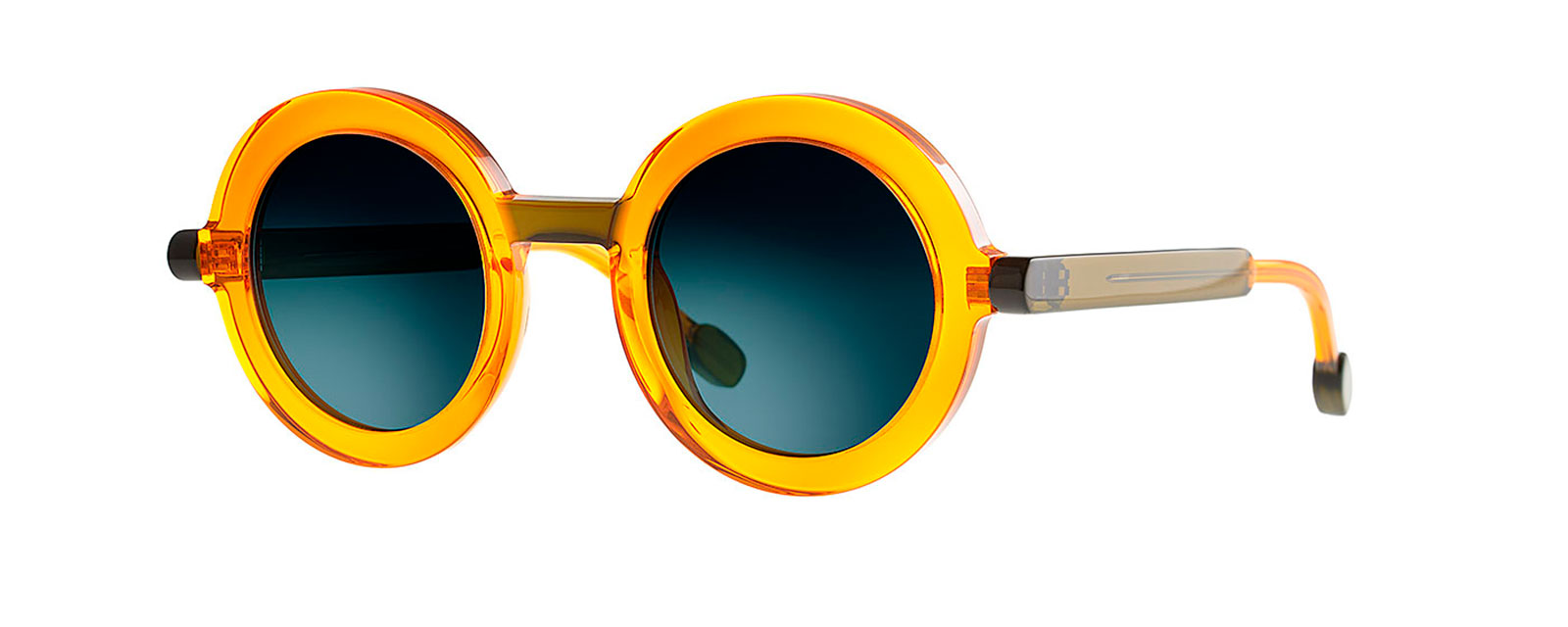 POPSI 017 ORANGE GIVREE + TRANSPARENT OLIVE GREEN