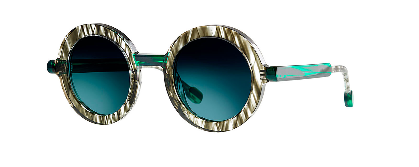 POPSI 020 BLACK SMOKE + GREEN LINED