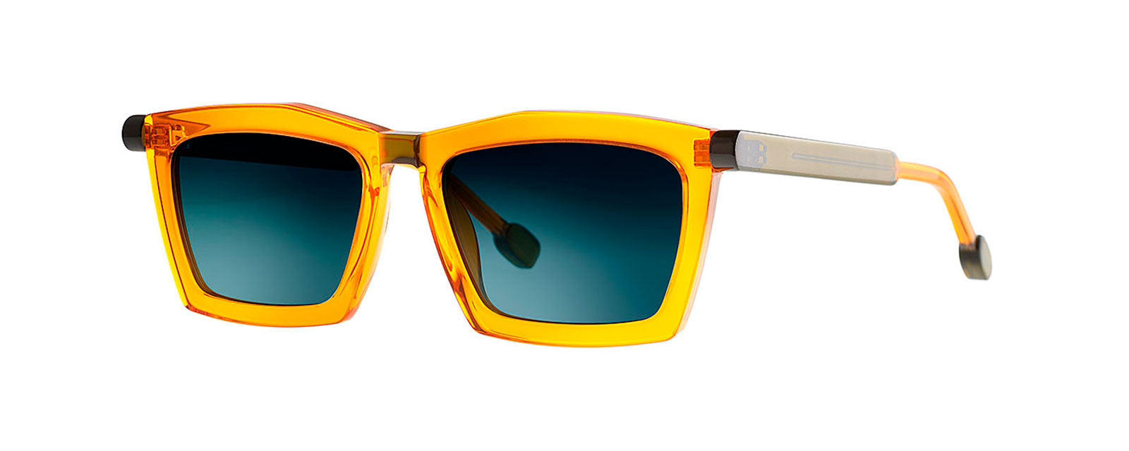 SOLEO 017 ORANGE GIVREE + TRANSPARENT OLIVE GREEN